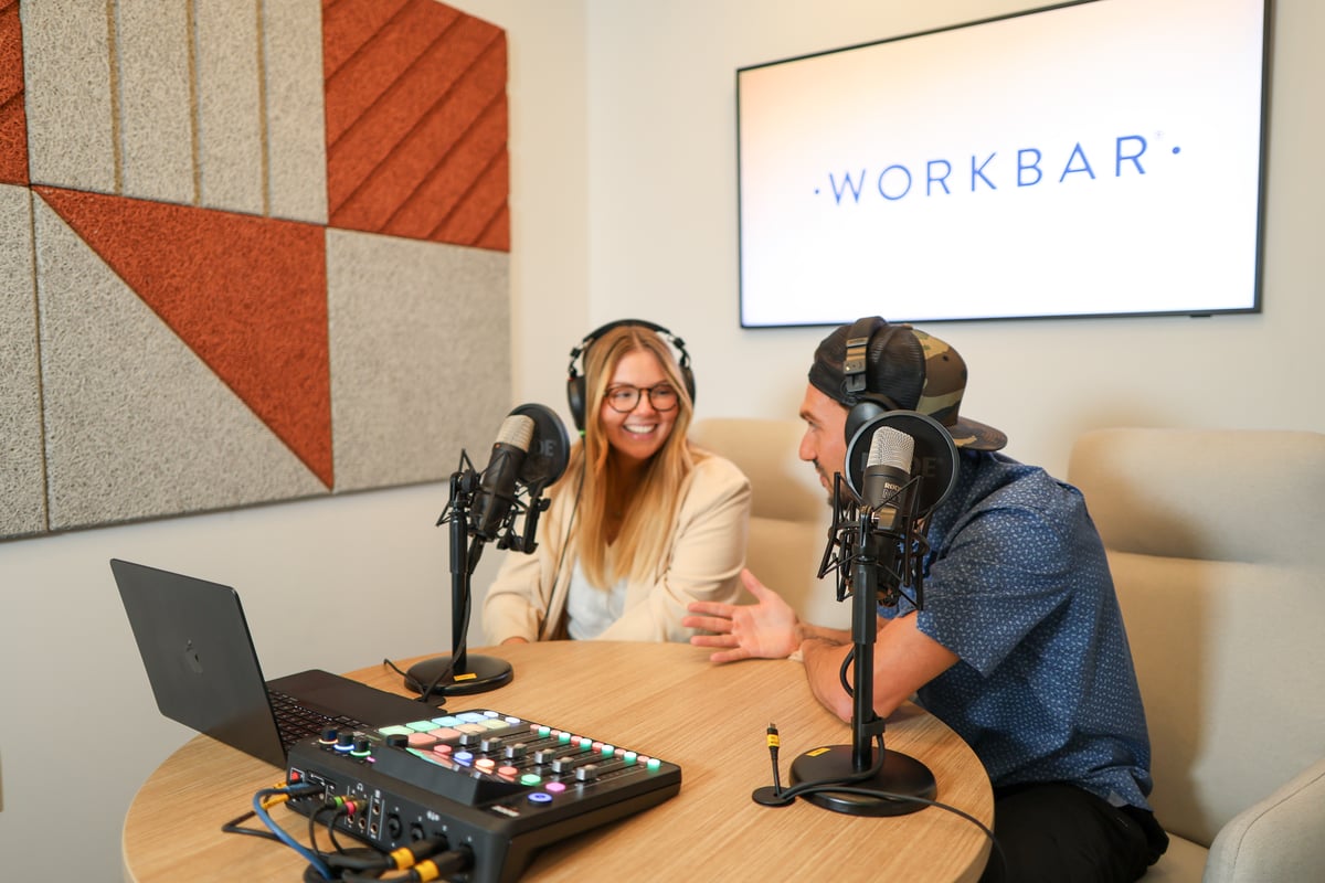 Workbar Needham Podcast Studio